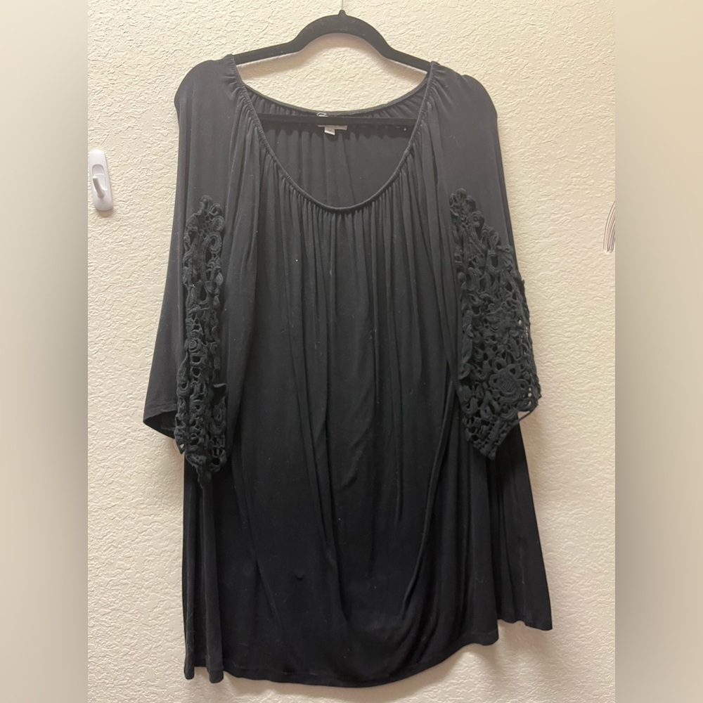 Black dress or shirt